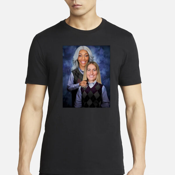 A’ja Wilson And Kate Martin Las Vegas Aces Step Sisters T-Shirt