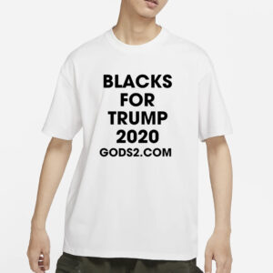 Alex Cole Black For Trump 2020 Gods2 T-Shirt2