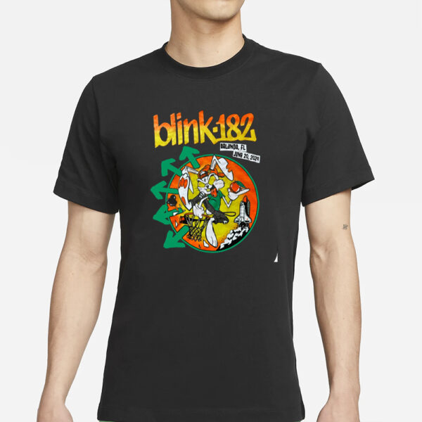 Blink-182 Kia Center June 20, 2024 Orlando, Fl T-Shirt