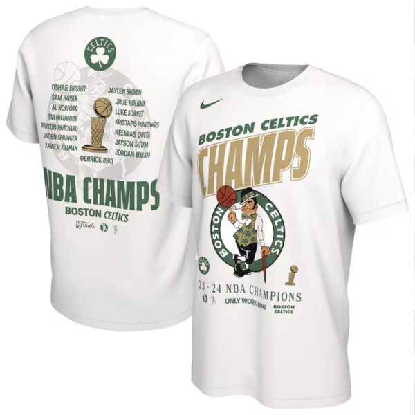 Boston Celtics Nike Nba Champions Roster T-Shirt