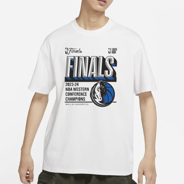 Dallas Mavericks 2024 Western Conference Champions Locker Room Big &Amp; Tall T-Shirt