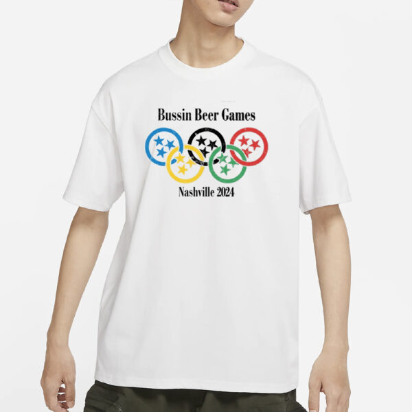 Dave Portnoy Bussin Beer Games Nashville 2024 T-Shirts