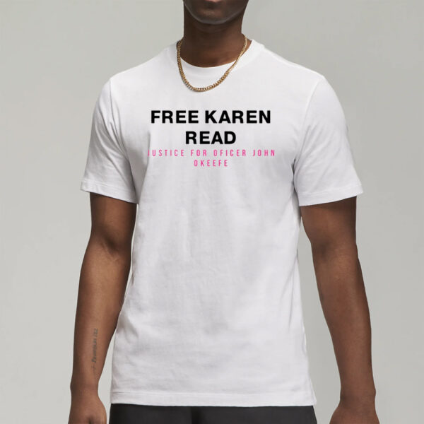 Free Karen Read Justice For Officer John O'Keefe T-Shirt1