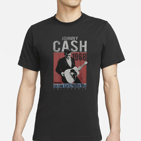 Joe Rogan Wearing Johnny Cash One More Song 1968 Vintage T-Shirt