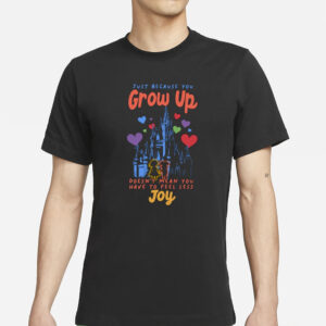 Just Because You Grow Up Doesn't Mean You Have To Feel Less Joy T-Shirt