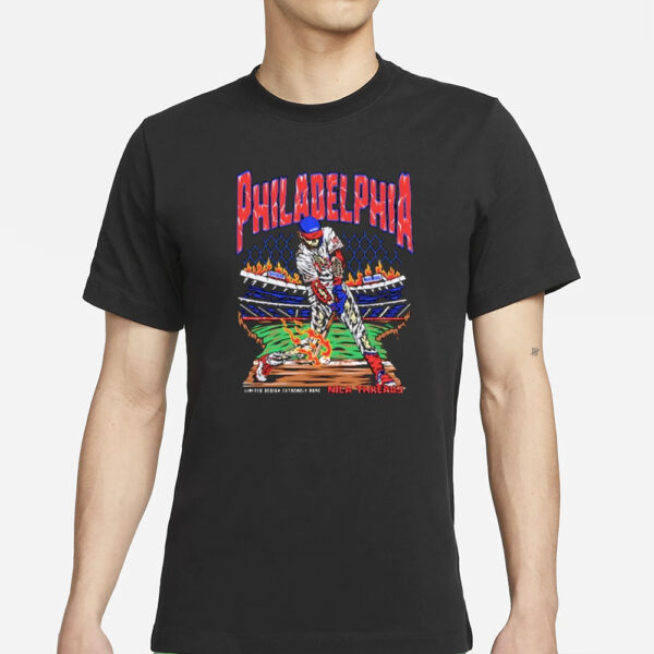 Philadelphia Baseball Limited Design Extremely Rare Nila Threads T-Shirts