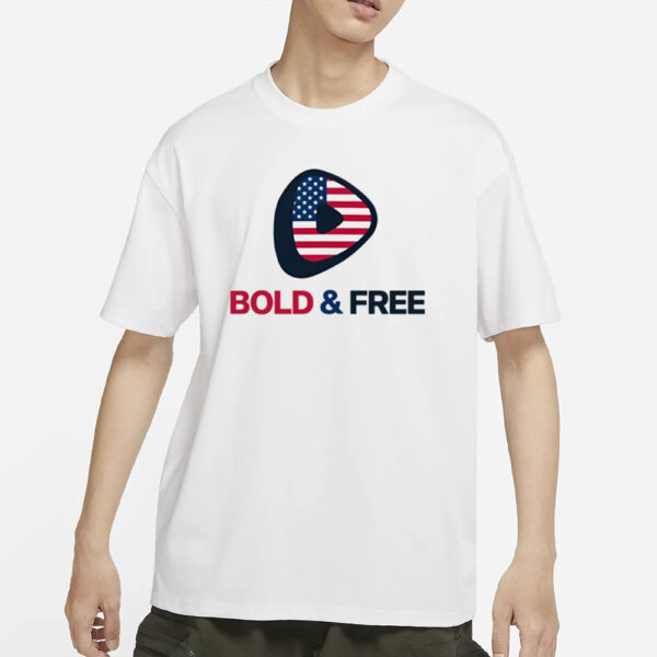 Rick Racela Bold &Amp; Free Usa T-Shirt