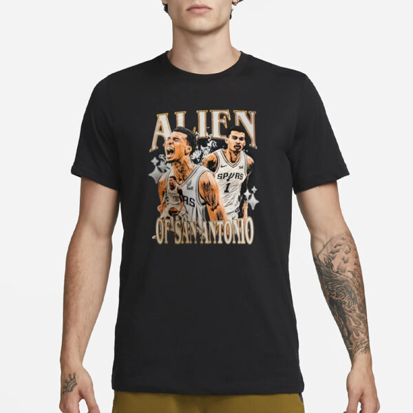 Victor Wembanyama Alien Of San Antonio T-Shirt3