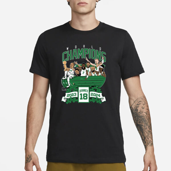 World Champion Banner 18 Duckboat 2023 2024 T-Shirt1