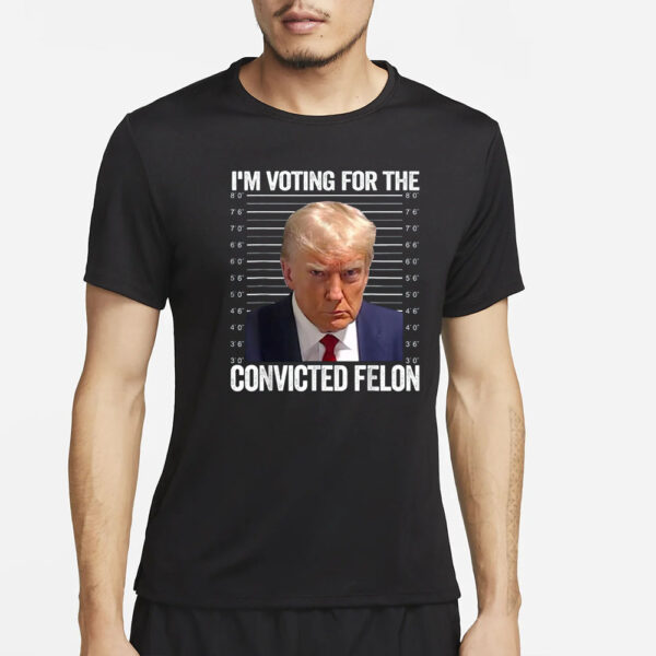 I'M Voting For The Convicted_Felon Funny Pro Trump 2024 T-Shirt7