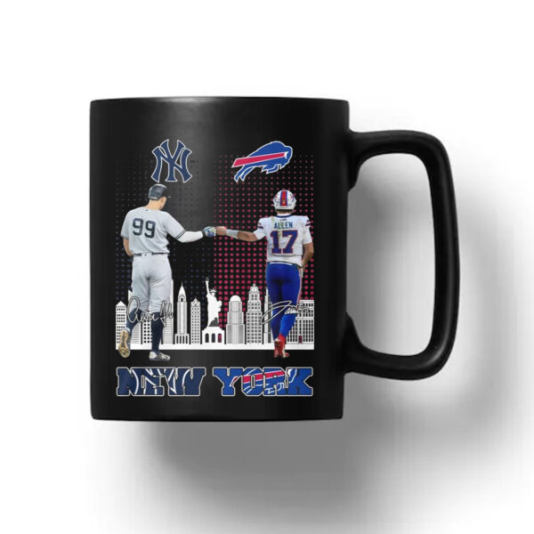 Arron Judge Yankees Allen Bills New York Mug 20241