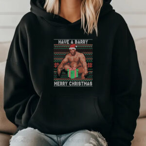 Barry Sitting Have a Barry Ugly Christmas T-Shirt 20242