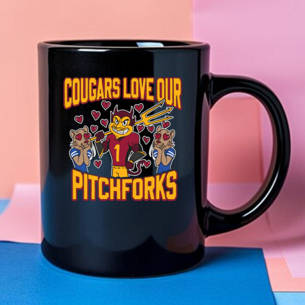 Cougars Love Our Pitchforks Mug 2024