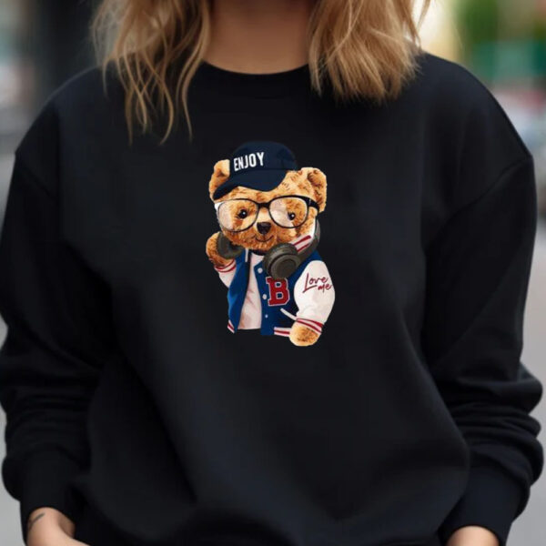 Cute Bear Printed Sweatshirt , Hoodie , T-Shirt , Long Sleeve T-Shirt1