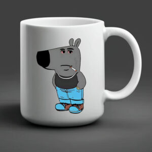 Funny Chill Guy Smoking Mug 20242