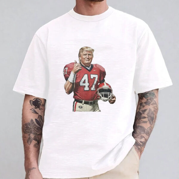 Ga Bulldogs Donald Trump Football T-Shirt1