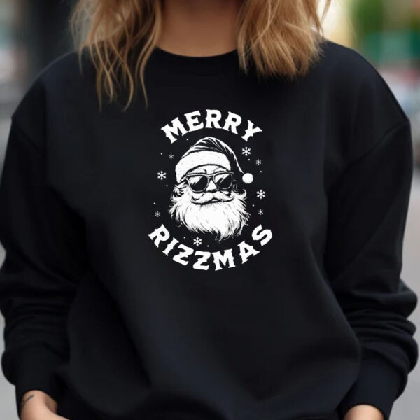 Merry Rizzmas Funny Christmas Santa Claus T-Shirt 20241