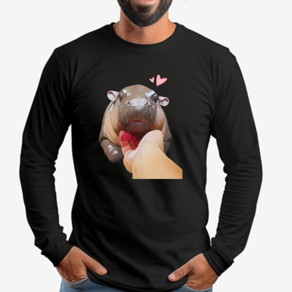 Moo Deng The Cute Baby Hippo Sweatshirt , T-Shirt , Hoodie , Long Sleeve T-Shirt2