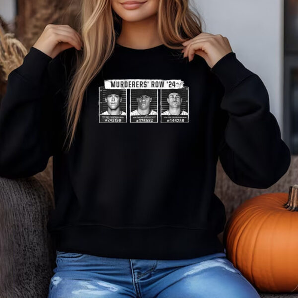 Murderers' Row - Black Vintage Sweatshirt , T-Shirt , Hoodie , Long Sleeve T-Shirt - New York Baseball33