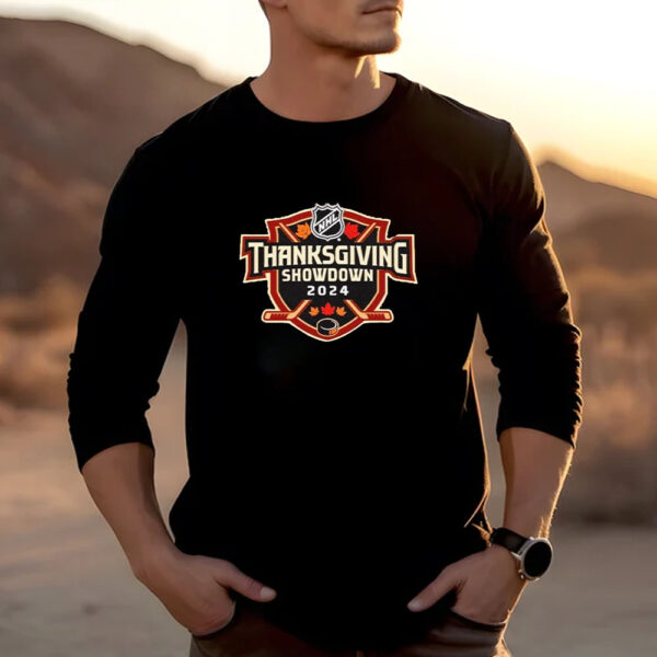 Nhl Thanksgiving Showdown 2024 T-Shirt2