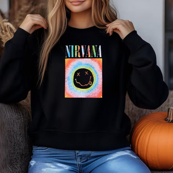 Nirvana Smiley Face Sweatshirt , T-Shirt , Hoodie , Long Sleeve T-Shirt3