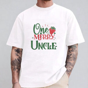 One Merry Uncle Christmas Theme T-Shirt 20241