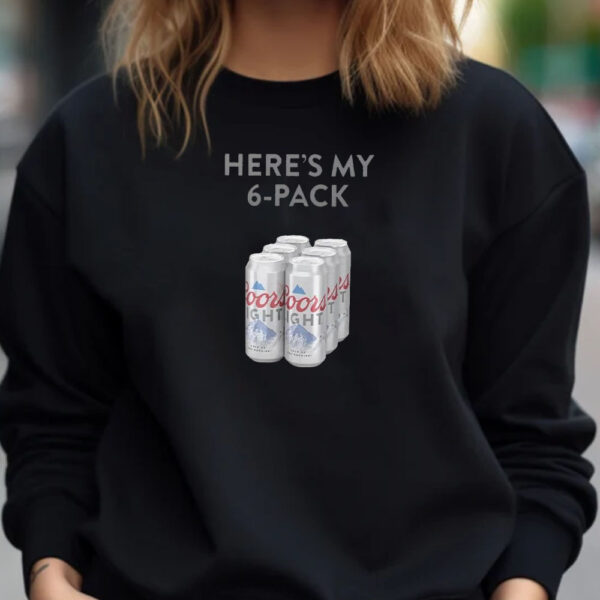 Patrick Mahomes Coors Light Heres My 6-Pack T-Shirt 20241