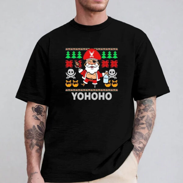 Pirate Santa Claus Ugly Milk Yohoho Christmas 2024 Sweatshirt , Hoodie , T-Shirt , Long Sleeve T-Shirt