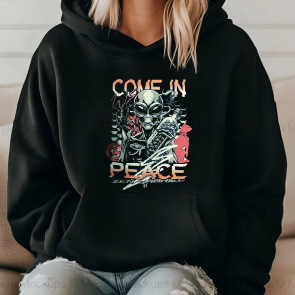 We Come In Peace Sweatshirt , Hoodie , T-Shirt , Long Sleeve T-Shirt2