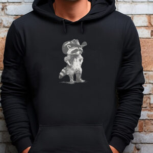 Western Raccoon Sweatshirt , T-shirt , Hoodie , Long Sleeve T-shirt , Retro Cowboy Racoon Graphic